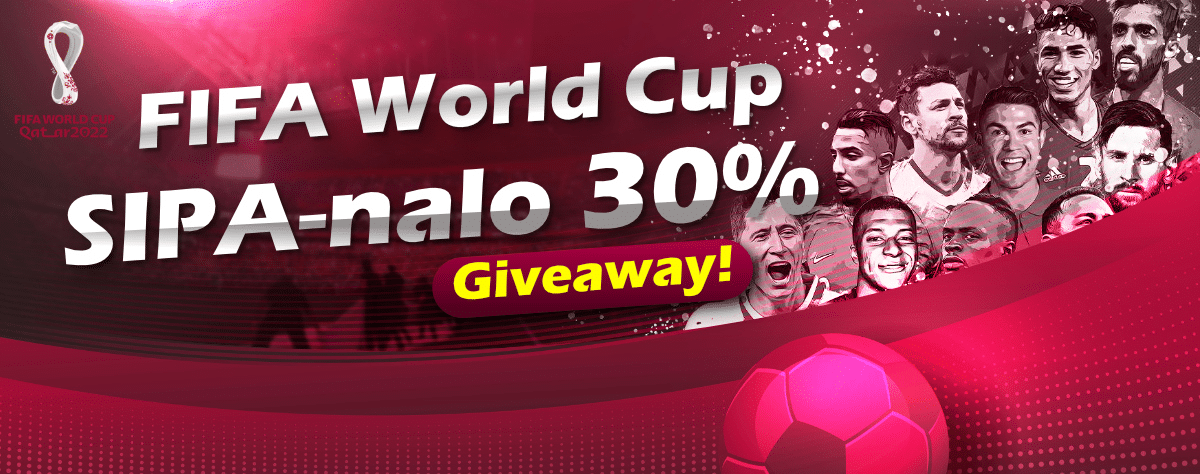 MNL168_Banner_2022FIFA_World_Cup_SIPA_nalo_30%_Giveaway!_desktop